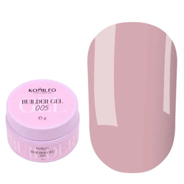 Komilfo - Builder Gel 005, 15 g - בילדר ג'ל 15 מל - מס, 005