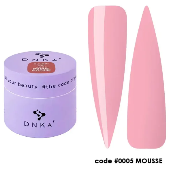 DNKa' - Builder Gel MOUSSE No, 0005, 15ml - בילדר ג'ל מוס 15 מל - מס' 0005