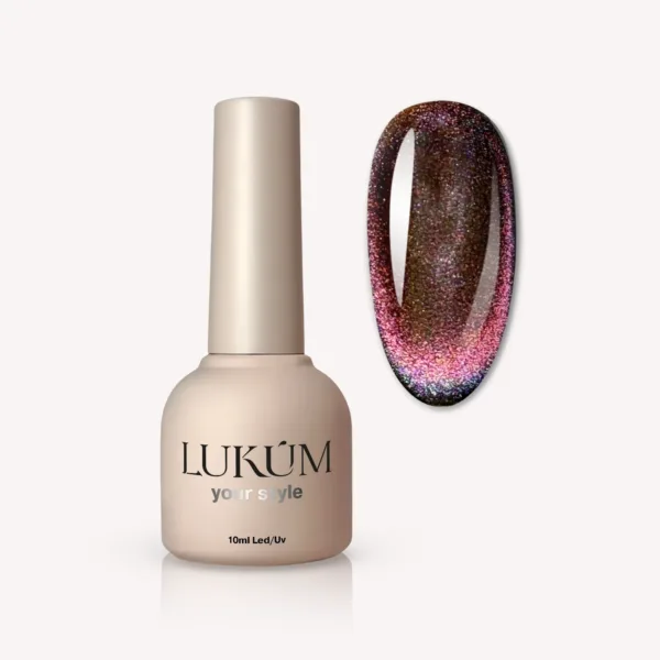 LUKUM - Gel Polish 10 ml, Granela Cat, No, 05 - לק ג'ל עין החתול 10 מל גרנלה - מס, 05