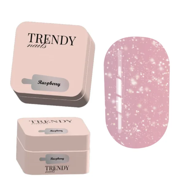Trendy - Soufflé Gel "Raspberry" HEMA/TPO free, 15 ml - ג'ל בנייה סופלה גלידה 15 מל - פטל