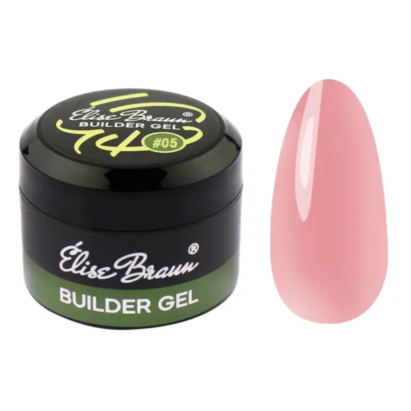 Elise Braun - Builder Gel 30 ml peach No, 05 - בילדר ג'ל 30 מל צבע אפרסק - מס, 05