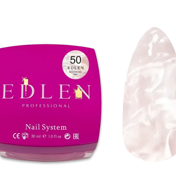 Edlen - Builder Gel Pearl, No. 50, 30 ml - בילדר ג'ל פנינה 30 מל - מס, 50
