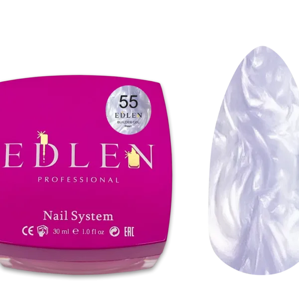 Edlen - Builder Gel Pearl, No. 55, 30 ml - בילדר ג'ל פנינה 30 מל - מס, 55