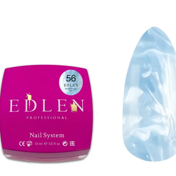 Edlen - Builder Gel Pearl, No. 56, 15 ml - בילדר ג'ל פנינה 15 מל - מס, 56