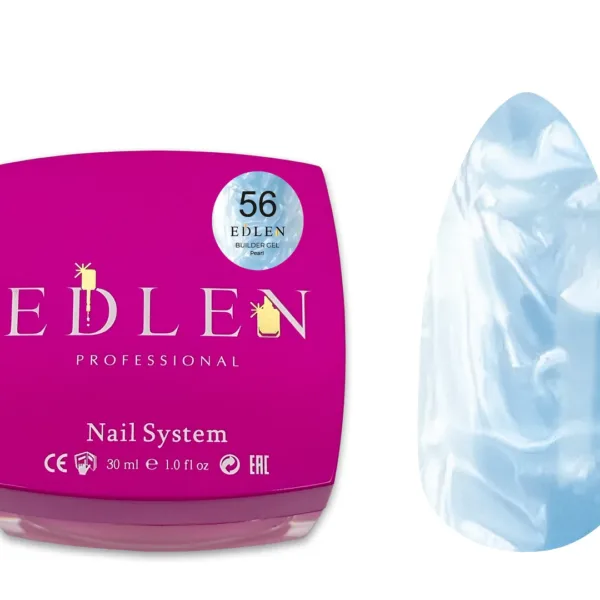 Edlen - Builder Gel Pearl, No. 56, 30 ml - בילדר ג'ל פנינה 30 מל - מס, 56