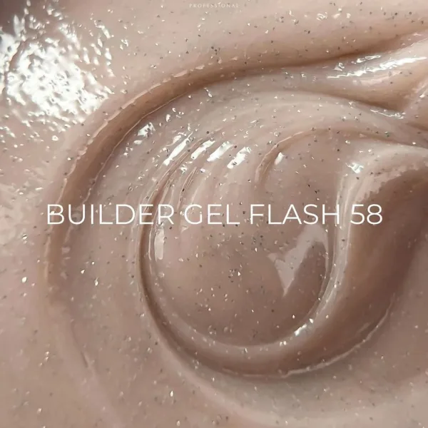 Edlen Гель для нарощування Builder Gel Flash 15 ml. №58 - Зображення 4