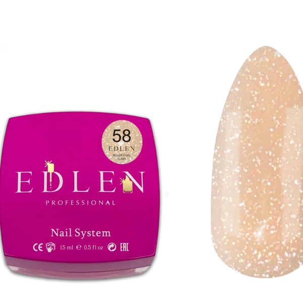 Edlen Гель для нарощування Builder Gel Flash 15 ml. №58