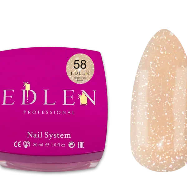 Edlen Гель для нарощування Builder Gel Flash 30 ml. №58