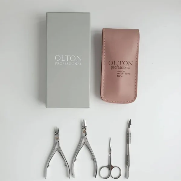 OLTON - Manicure set (4 tools) Olton - סט מניקור (4 כלים) אולטון