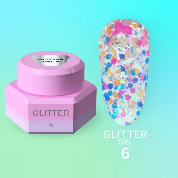 You Are Cute - Блискітки для нігтів No. 6  5ml