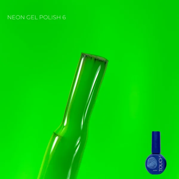 Touch - Neon No, 06, gel polish, 9 ml - לק ג'ל 9 מל ניאון - מס, 06