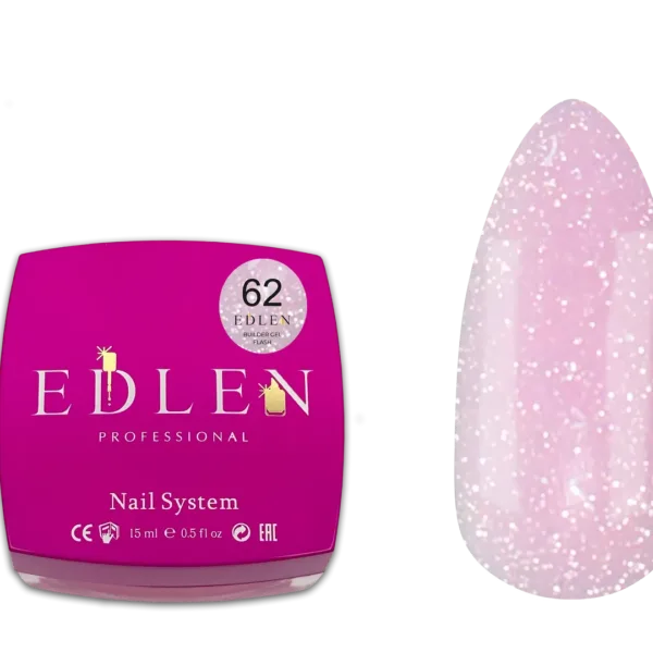 Edlen Гель для нарощування Builder Gel Flash 15 ml. №62