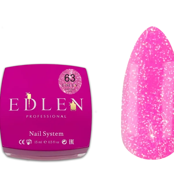 Edlen Гель для нарощування Builder Gel Flash 15 ml. №63