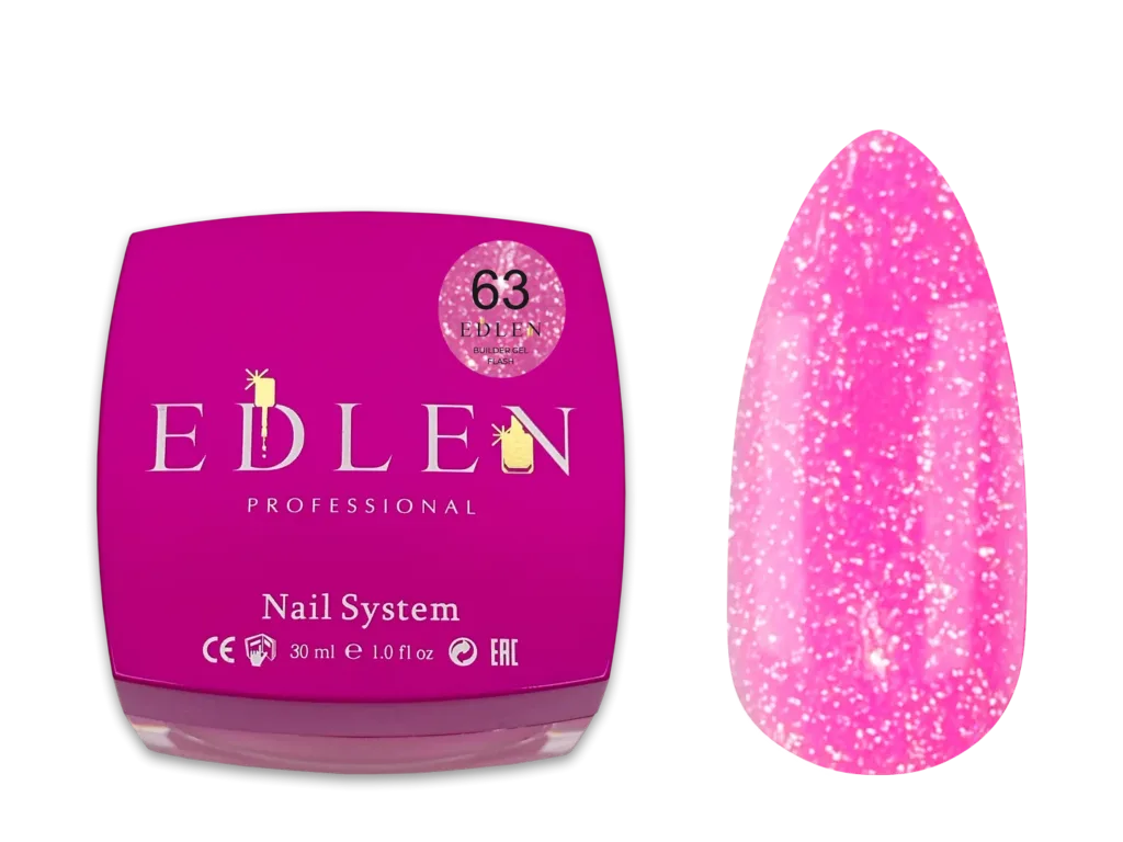 Edlen Гель для нарощування Builder Gel Flash 30 ml. №63