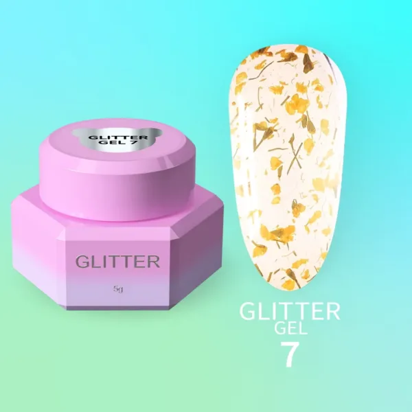 You Are Cute - Блискітки для нігтів flowers No. 7 5ml