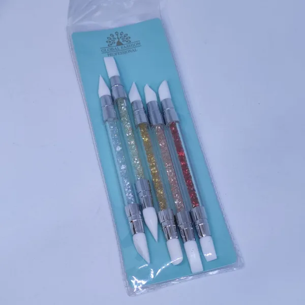Silicone brushes - set 5 pcs - מברשות סילקון סט 5 יחידות