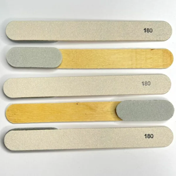 disposable nail file-buff 180 grit 10 pieces - משייף + באפר - חד פעמי (10 יחידות) 180