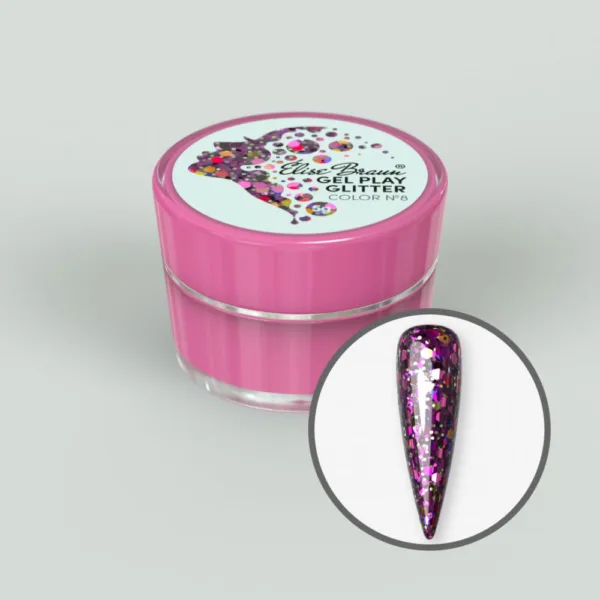ELISE BRAUN - GEL PLAY GLITTER - ג'ל פליי גליטר - 08
