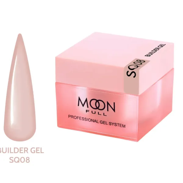 Moon Full - Builder Gel 30ml, HEMA/TPO FREE, № SQ08 - בילדר ג'ל 30 מל - מס, SQ08