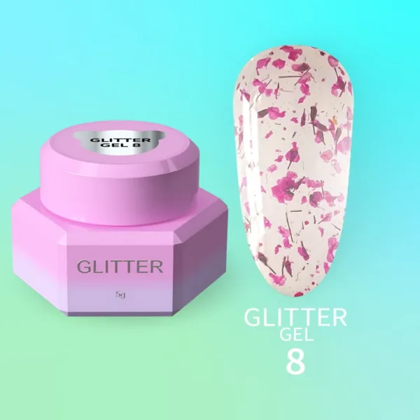 You Are Cute - Блискітки для нігтів flowers No. 8 5ml