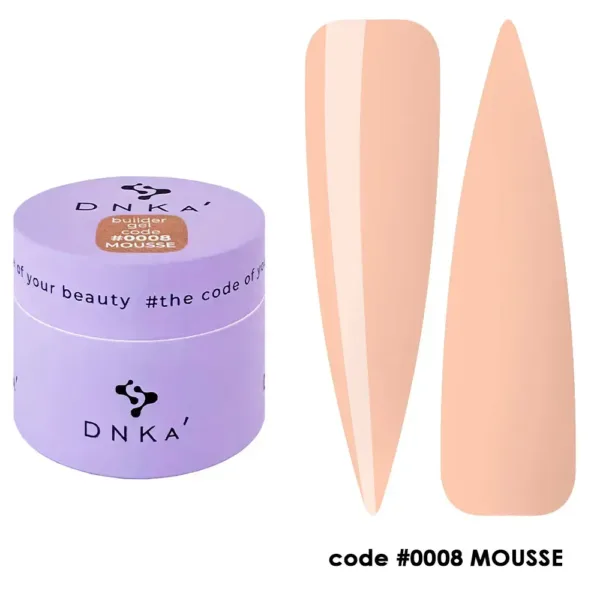 DNKa' - Builder Gel MOUSSE No, 0008, 15ml - בילדר ג'ל מוס 15 מל - מס' 0008