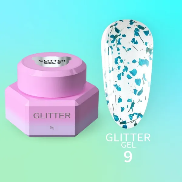 You Are Cute - Блискітки для нігтів flowers No. 9 5ml
