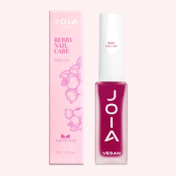 JOIA vegan - Berry Nail Care 8 ml - נוזל לטיפוח הציפרוניים 8 מל פירות יער