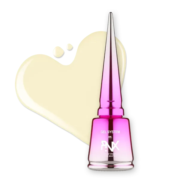 PINX - Liquid builder gel Butter cream 8 ml - בילדר ג'ל נוזלי 8 מל צבע - קרם חמאה