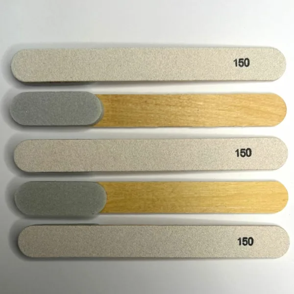 disposable nail file-buff 150 grit 10 pieces - משייף + באפר - חד פעמי (10 יחידות) 150
