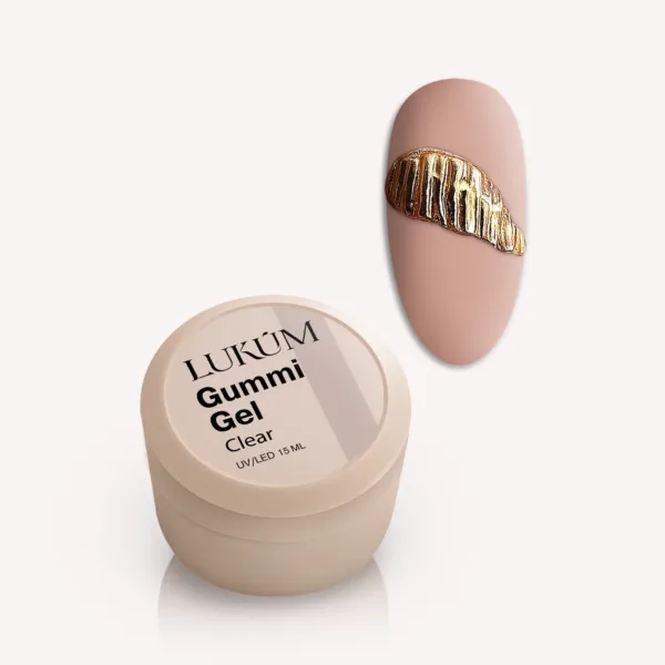 LUKUM - Gummi Gel, chewing gum gel 15ml - גומי ג'ל, ג'ל מסטיק לעיצוב 15 מל