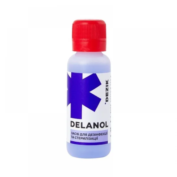 Delanol - means for disinfection and cold sterilization Delanol, 20 ml - נוזל לעיקור וחיטוי קר 20 מל