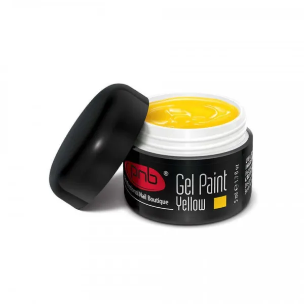 PNB - Gel paint 08 "Gel Paint Yellow" 5ml - ג'ל ציור וקישוט צהוב 5 מל 08