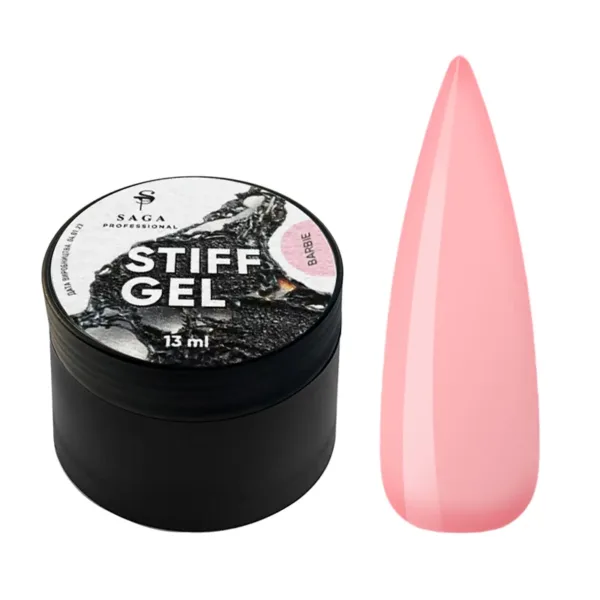SAGA - Jelly Gel STIFF 06, Barbie Pink 15ml - ג'ל בנייה ג'לי ג'ל סטיף 15 מל צבע ורוד ברבי -  מס. 06