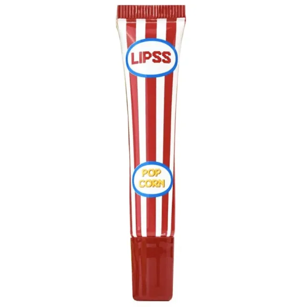 LIPSS - Lipper gloss Popcorn 8ml - ליפ גלוס פופקורן - צבע ורוד עם נצנץ