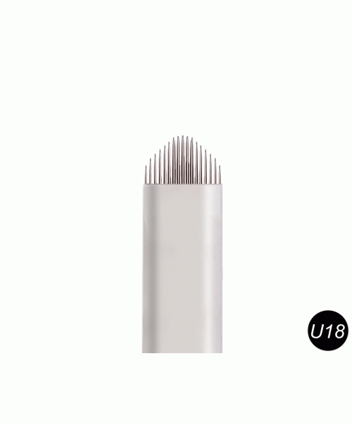BLADE FOR MANUAL TATTOO PEN NO. U18 - U18 מחטים להב עבור עט קעקוע ידני מס