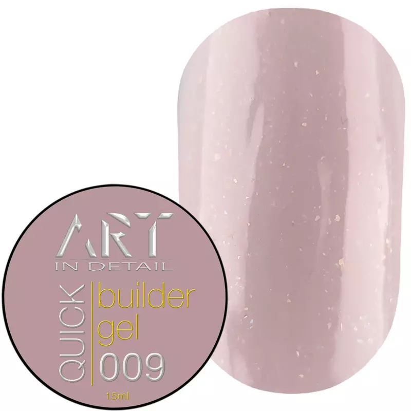 ART - QUICK Builder Gel 15 ML No, 009 Гель для нарощування