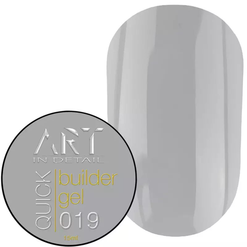 ART - QUICK Builder Gel 15 ML No, 019 - בילדר ג'ל מהיר 15 מל - מס, 019