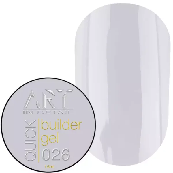 ART - QUICK Builder Gel 15 ML No, 026 - בילדר ג'ל מהיר 15 מל - מס, 026