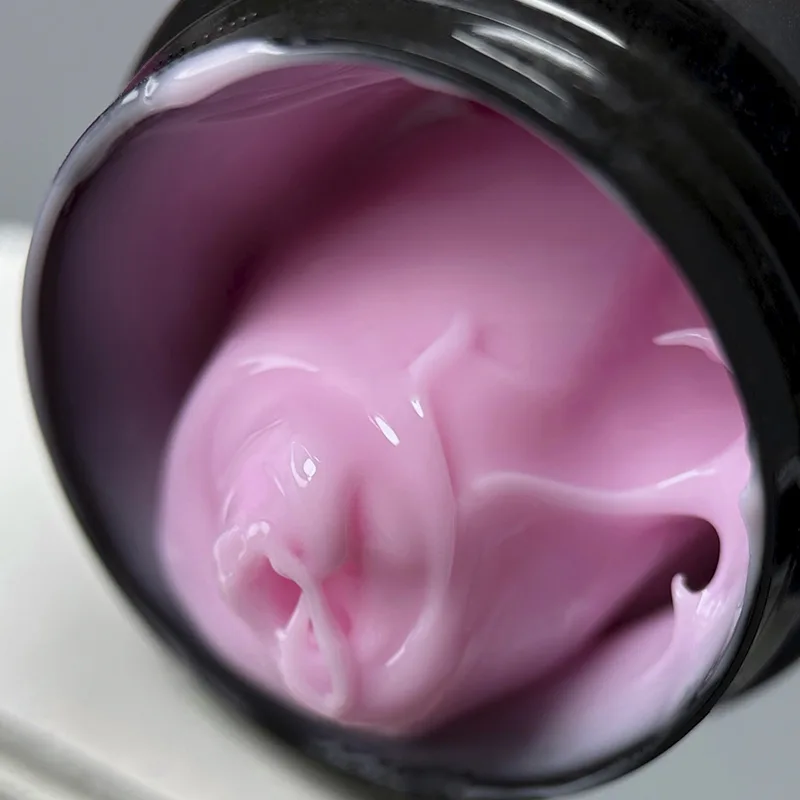 SAGA - Jelly Gel STIFF 06, Barbie Pink 15ml - ג'ל בנייה ג'לי ג'ל סטיף 15 מל צבע ורוד ברבי -  מס. 06 - Зображення 2