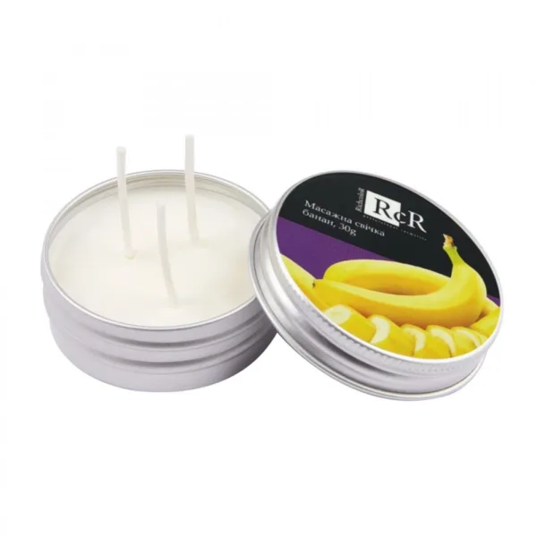 Richcolor  - Banana massage candle, 30 g - נר עיסוי בננה, 30 גרם