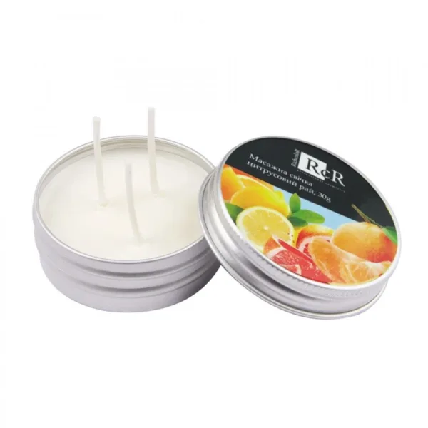 Richcolor  - Citrus Paradise massage candle, 30 g - נר עיסוי הדרים, 30 גרם