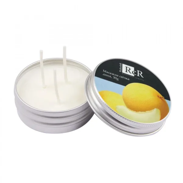 Richcolor  - Melon massage candle, 30 g - נר עיסוי מלון, 30 גרם