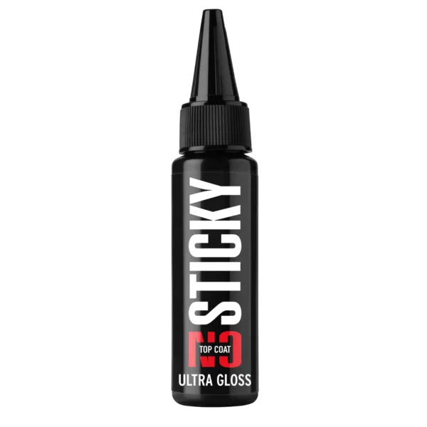 kodi - Top coat for gel polish No Sticky Ultra Gloss, 30 ml - טופ ללא נטרול אולטרה גלוס בקבוק מילוי 30 מל