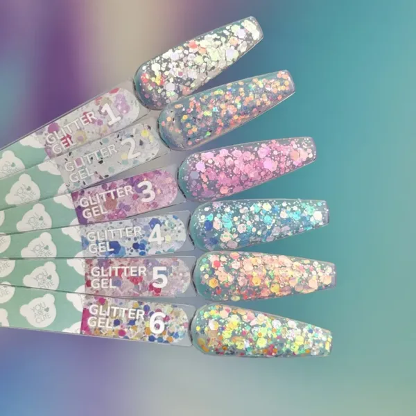 You Are Cute - Glitter Gel No. 4 Блискітки для нігтів 5ml - Зображення 3