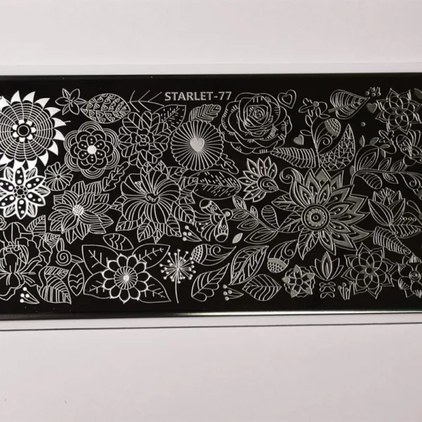 Stamping Nail Art Plate starlet - 77