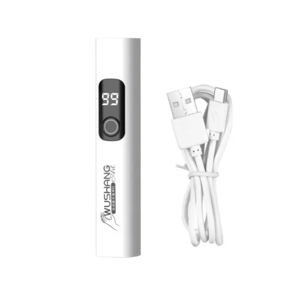 Wushang UV405 Flash Light LED Display - מנורת פנס לד נטענת עם תצוגה