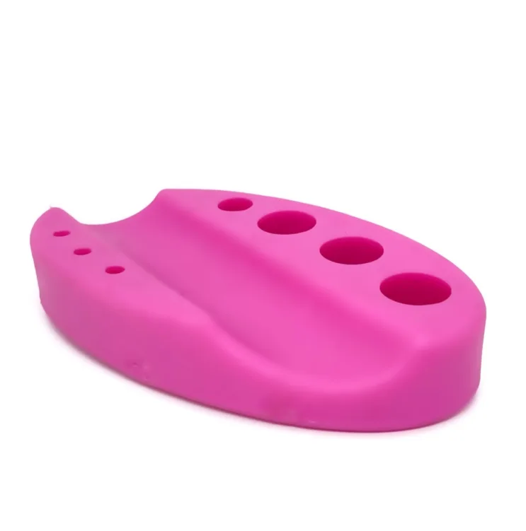 ПІДСТАВКА ДЛЯ КОВПАЧКІВ СИЛІКОНОВА РОЖЕВА