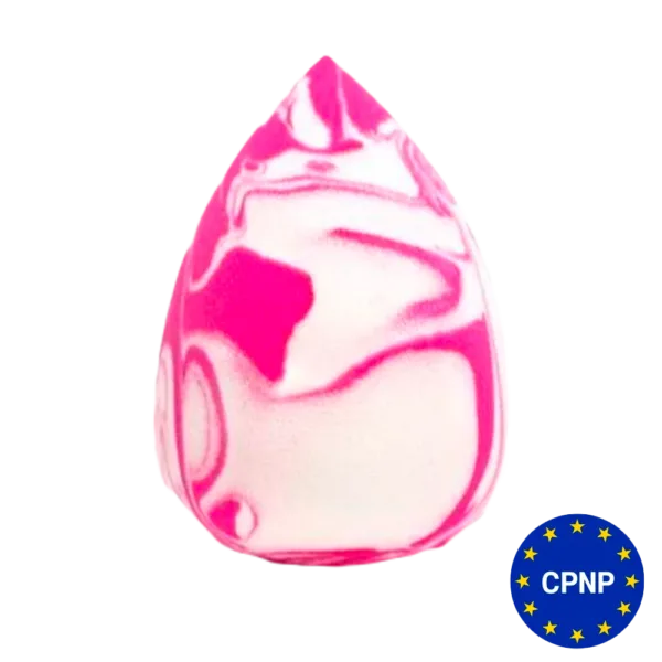 ZOLA - Sponge super soft raspberry-white drop - ספוג רך במיוחד - טיפה לבנה-פטל