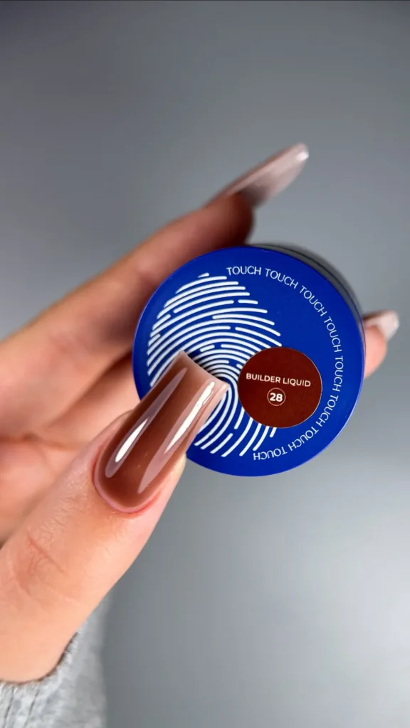 Touch - Builder Gel liquid, 15 ml, - CHOCO No, 28 - Зображення 2