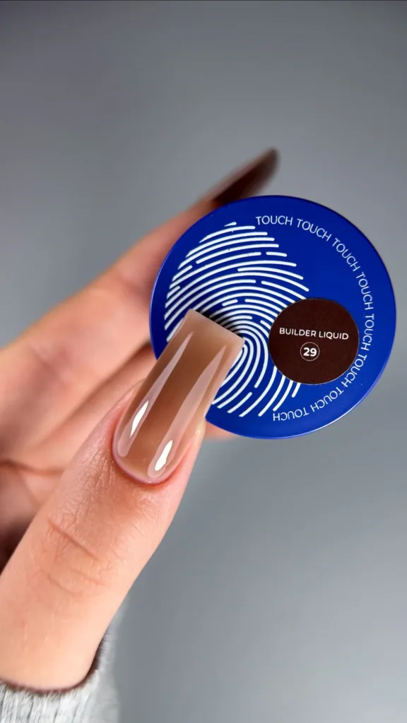 Touch - Builder Gel liquid, 15 ml, - CHOCO No, 29 - Зображення 2